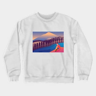 Mountains Modern Crewneck Sweatshirt